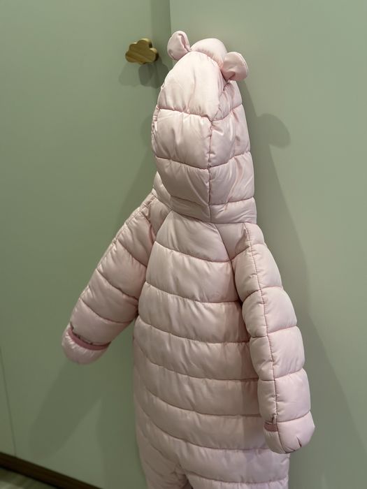 Дитячий зимовий комібнезон для дівчинки