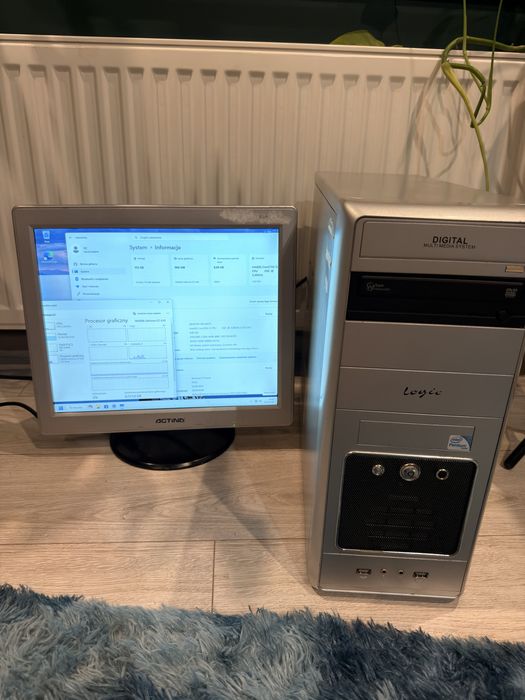 Komputer PC stacjonarny z monitorem i5/8gbRAM/Windows11