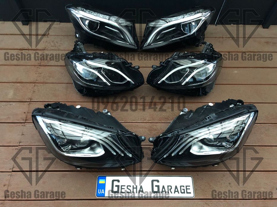 Фара фары Mercedes мерседес w204w213w222w447w166 лед ксенон Європа США