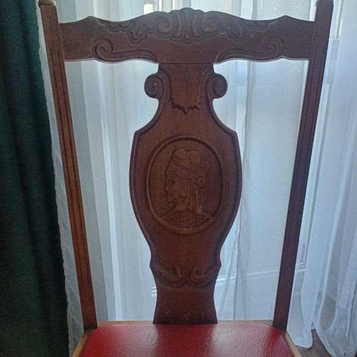 Krzesła rzeźbione 6szt Antyk