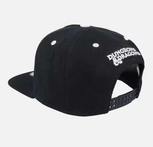 Kultowa czapka DUNGEONS & DRAGONS - Critical HIT - Black Snapback