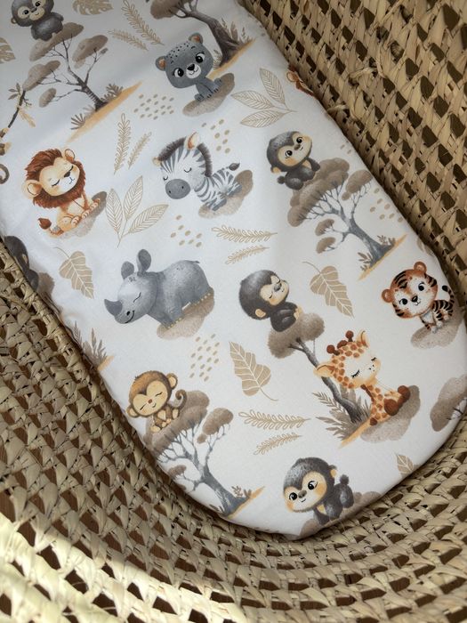 Prześcieradełko do gondoli lub kosza mojżesza