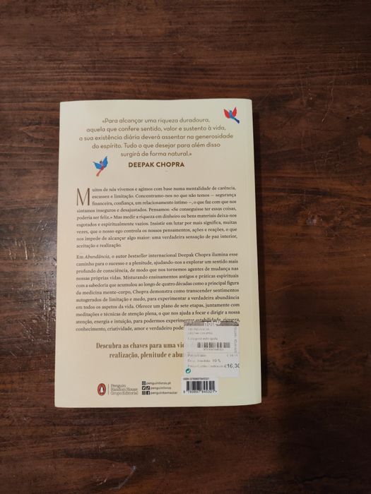 Abundância o caminho interior para a riqueza 
de Deepak Chopra