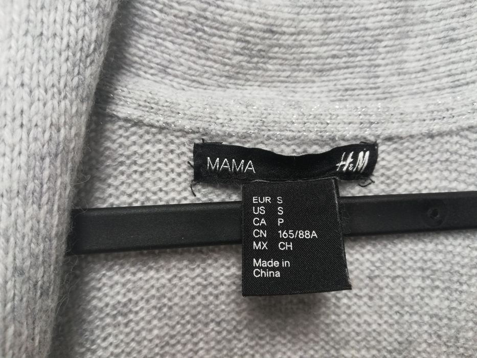 Długi cardigan H&M ciążowy S