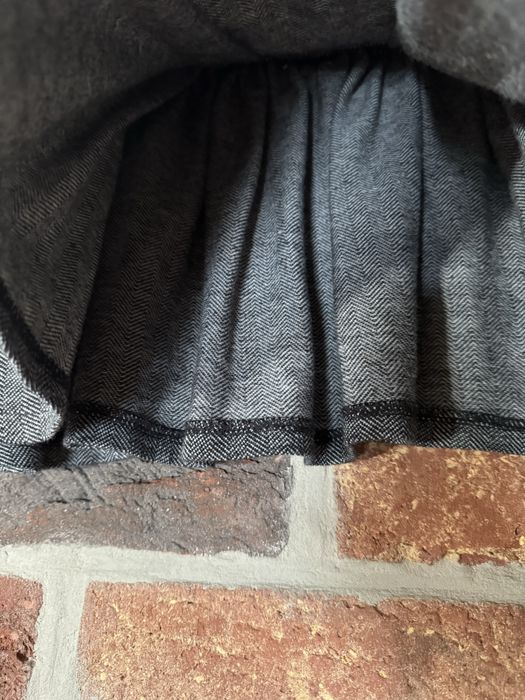 Reserved Spódniczka dziewczęca r. 116 czarna biała popiel