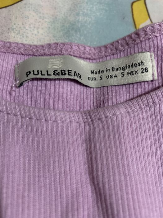 Top Lilás Pull&Bear