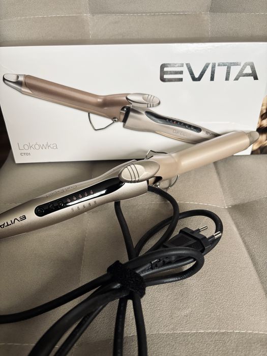 Lokówka ceramiczna turmalinowa jak nowa Evita Gold