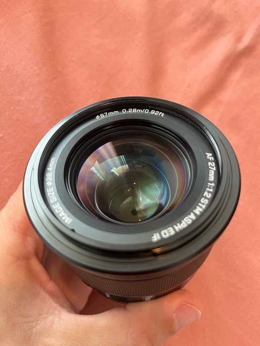Objetiva Viltrox 27mm f/1.2 E Mount - Sony