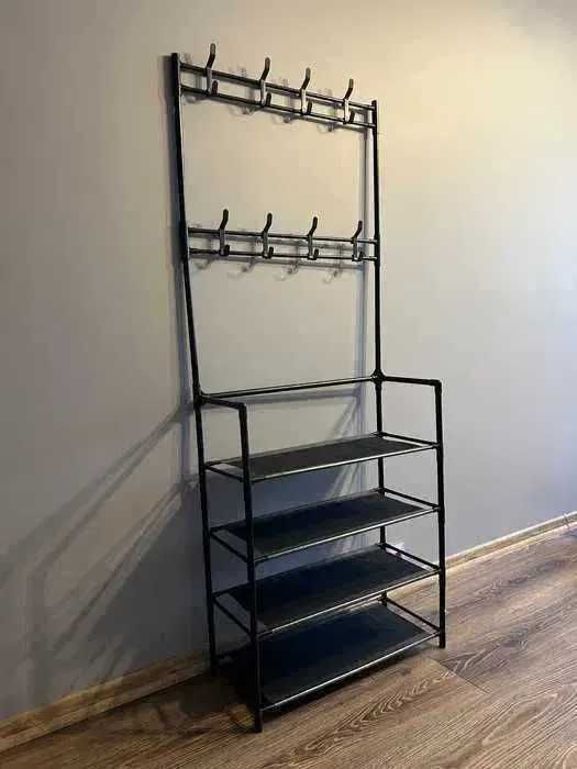 *WYPRZEDAŻ* STOJAK WIESZAK METALOWY półka na ubrania buty loft