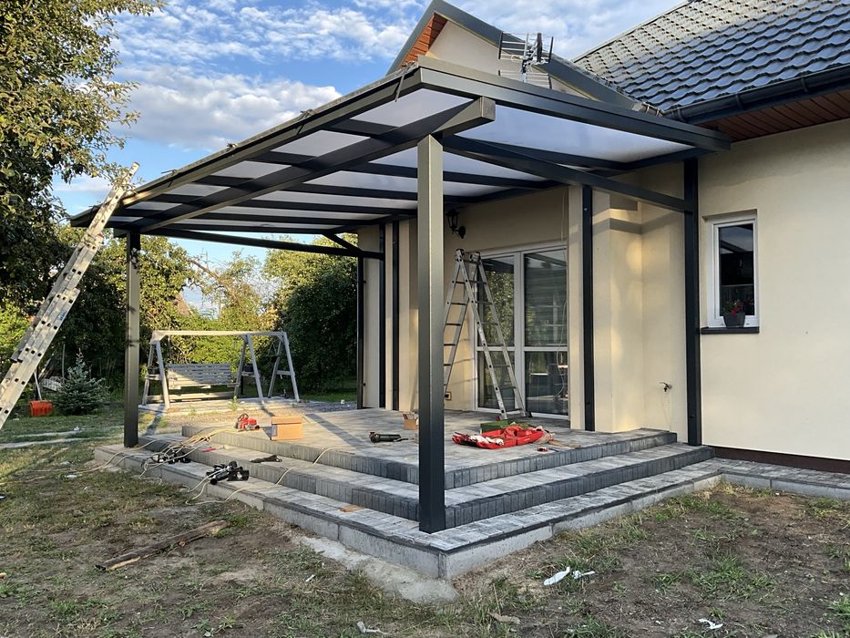 Zadaszenie tarasu, ogród zimowy. SOLIDNE !  Nie aluminium.