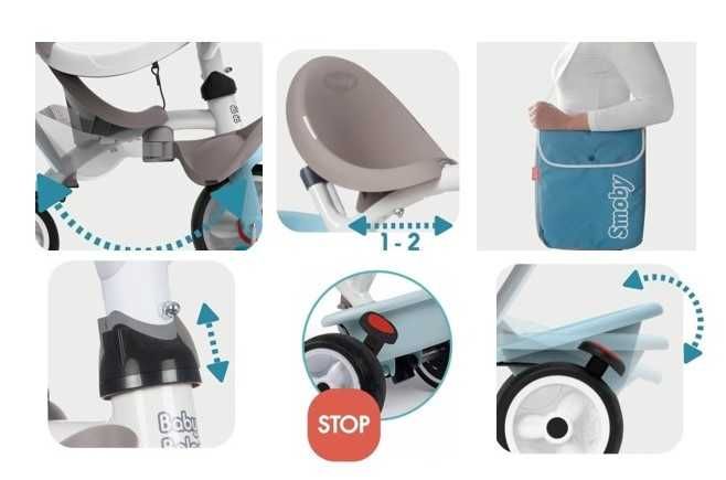 Triciclo evolutivo Smoby Baby Balade Plus Azul