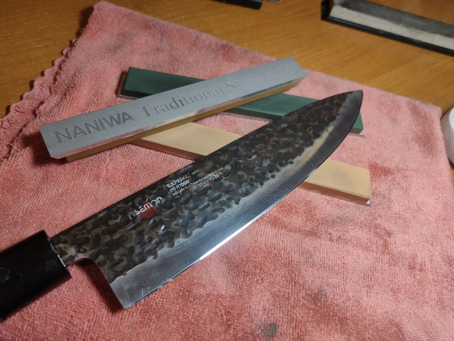 Заточка ножей (складни, кухонные, охотничьи, сканди)