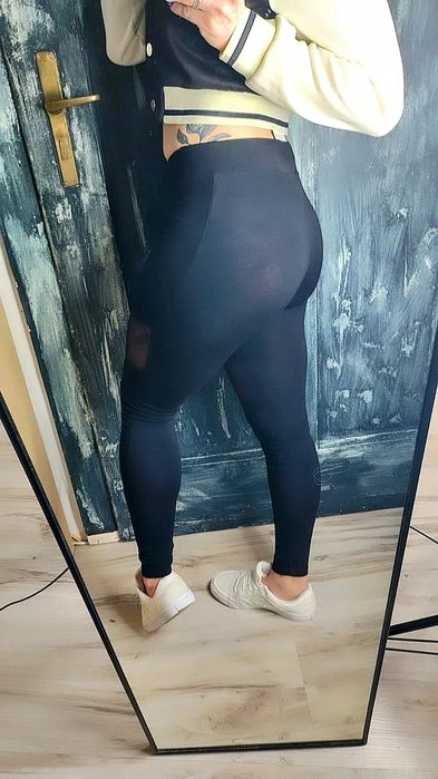 Legginsy z wstawkami