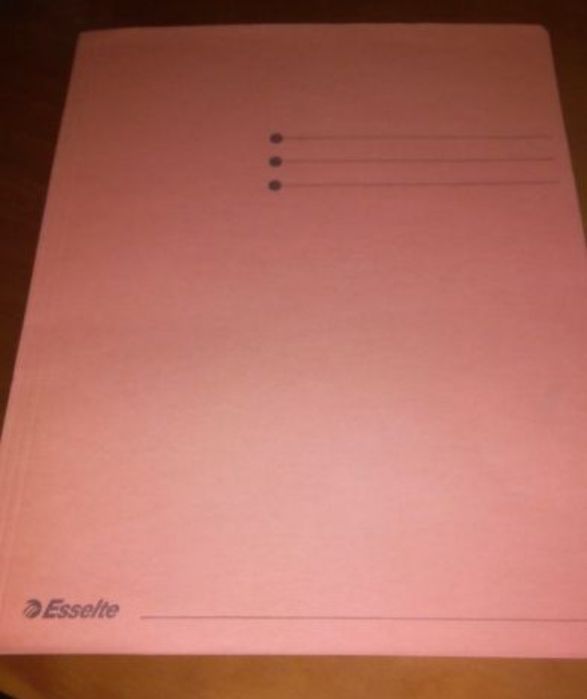 Pasta cartolina arquivo