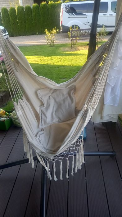 Huśtawka wisząca boho