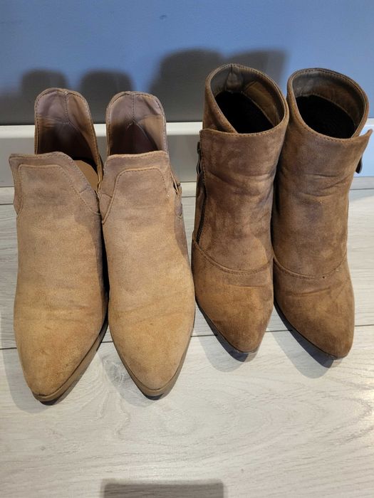 Zestaw botki 36 ,brazowe