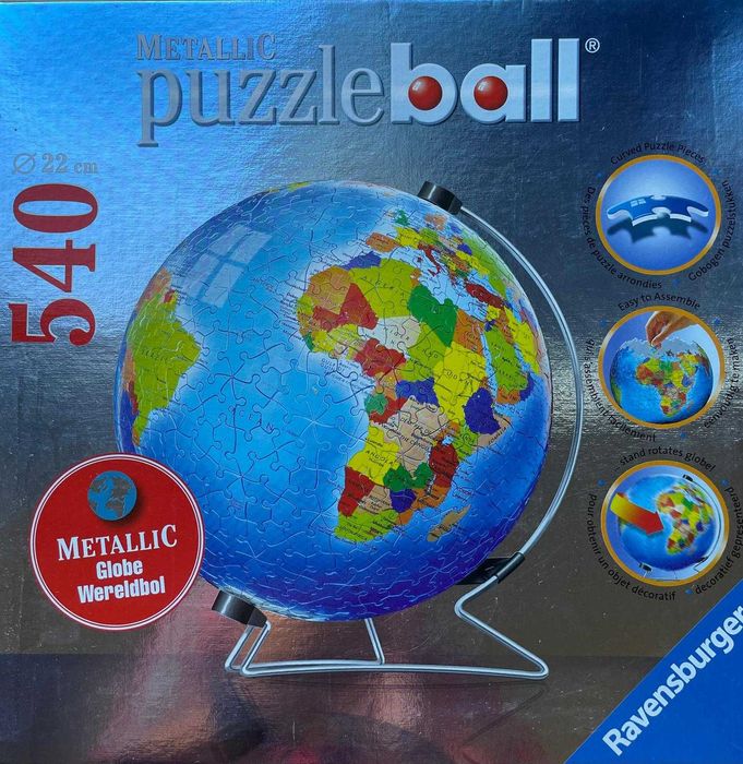 Puzzle 3D Globo terrestre.