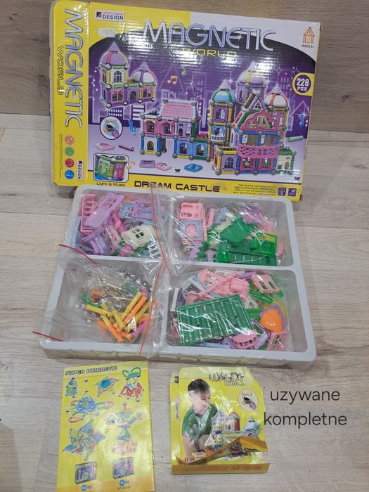 Klocki magnetyczne zestaw dream castle