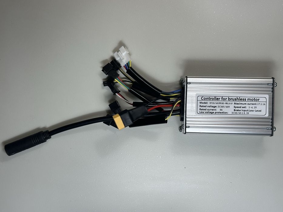 Контроллер 15A 18A 22A 30A  для электронабора, Kunteng KT 36/48V 500W электровелосипед електронабір Моторы редукторные MXUS Дисплеи KT-TF01U
