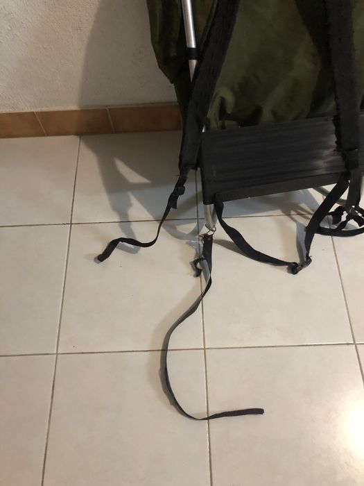 Mochila de campismo.