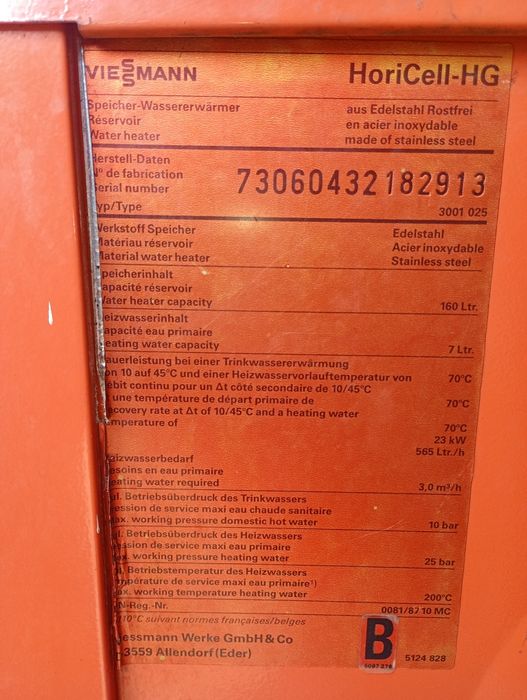 Bojler viessmann 160l