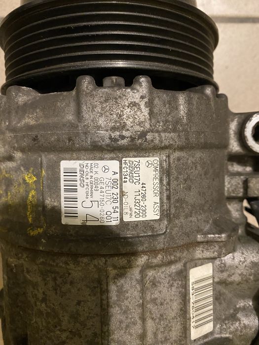 Sprężarki klimatyzacji mercedes modele  A/B/C/E/R/S klasa 5/6/8 Pk