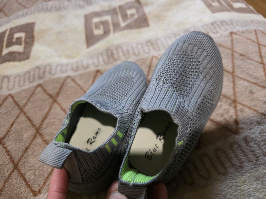 Макасіни,сліпони,взуття,сірі,устілка 14,3см