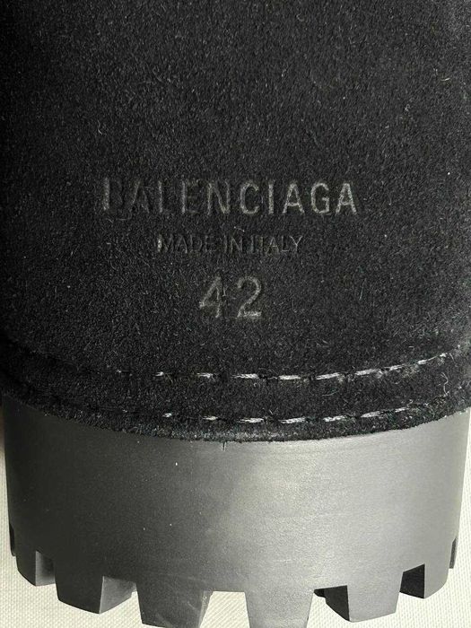 BALENCIAGA ALASKA High Fur Boots black ботинки чоботи чорні сапожки