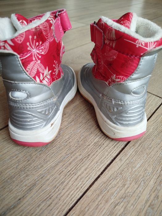 Buty zimowe śniegowce dziewczęce 27