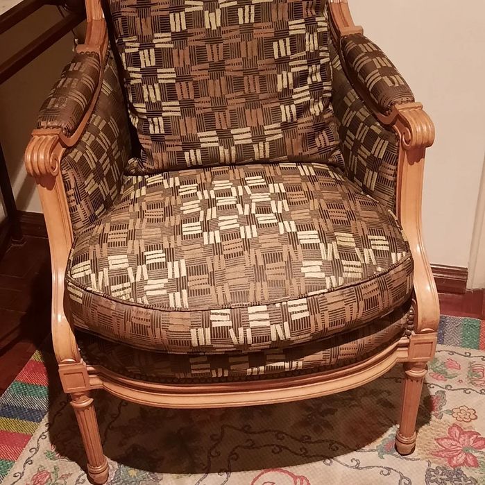 Par de Bergér estilo Luís XVI em faia