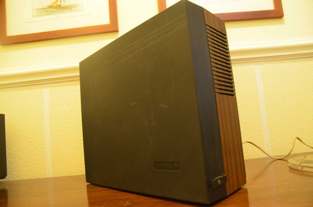 Gravador de bobines Uher 714 - A funcionar