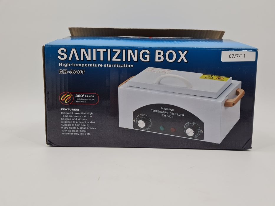 STERYLIZATOR do narzędzi kosmetycznych DEZYNFEKCJA gorące powietrze