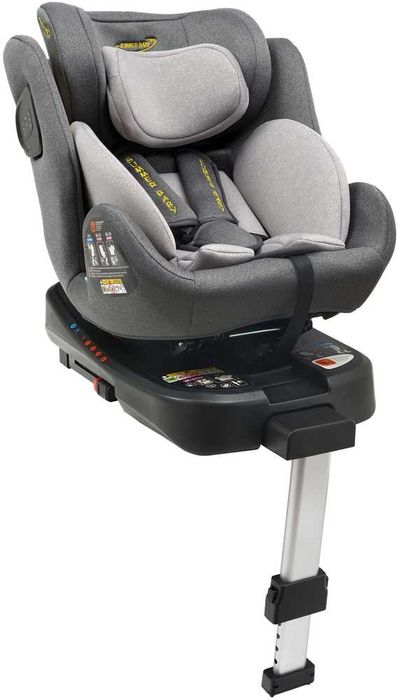 Fotelik Samochodowy COMO 40-150CM Obrotowy 360° ISOFIX z Nogą i-Size