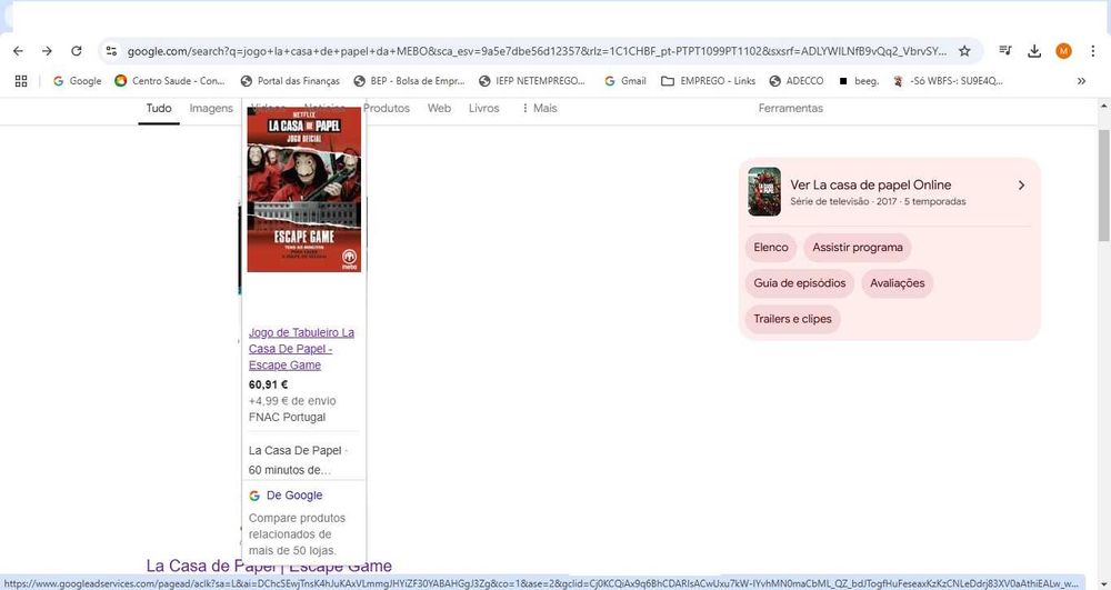 Jogo Tabuleiro Oficial da Netflix - La Casa de Papel