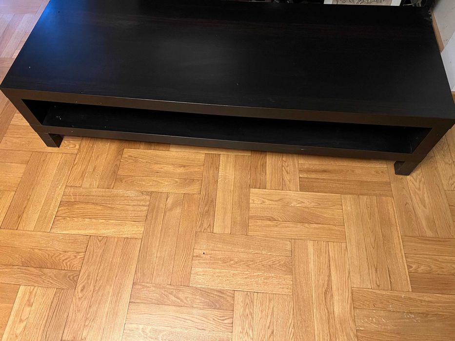 IKEA  | LACK Szafka pod TV, czarnybrąz,