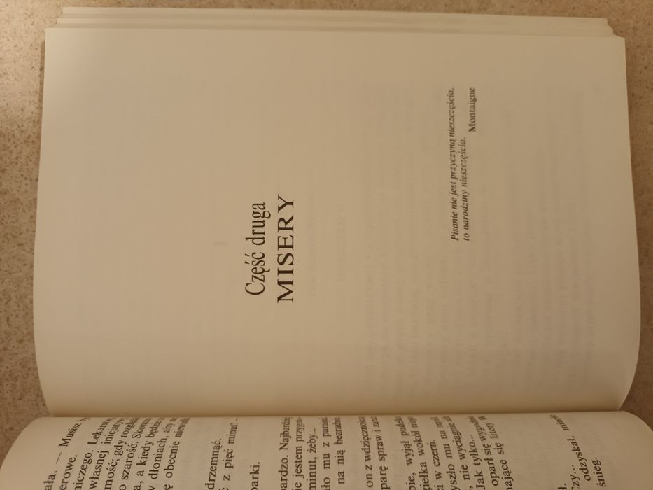 Książka Misery Stephen King