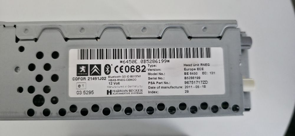 Radio navigacja Citroen C5 X7