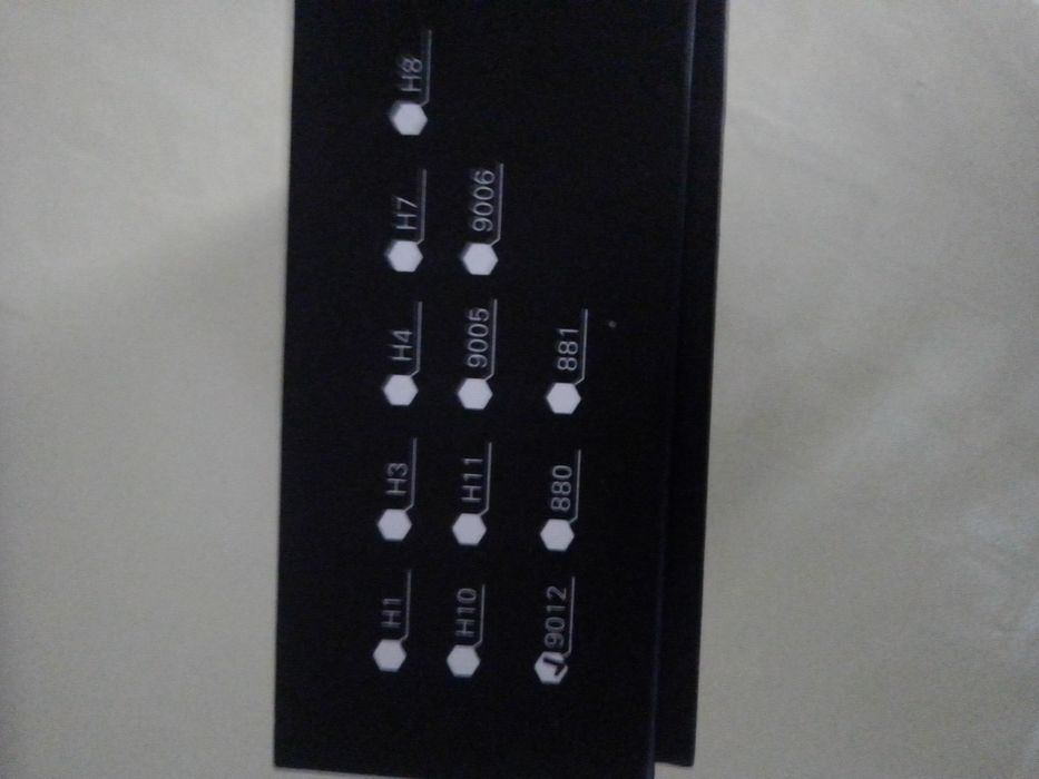 Lâmpadas de led auto 9012