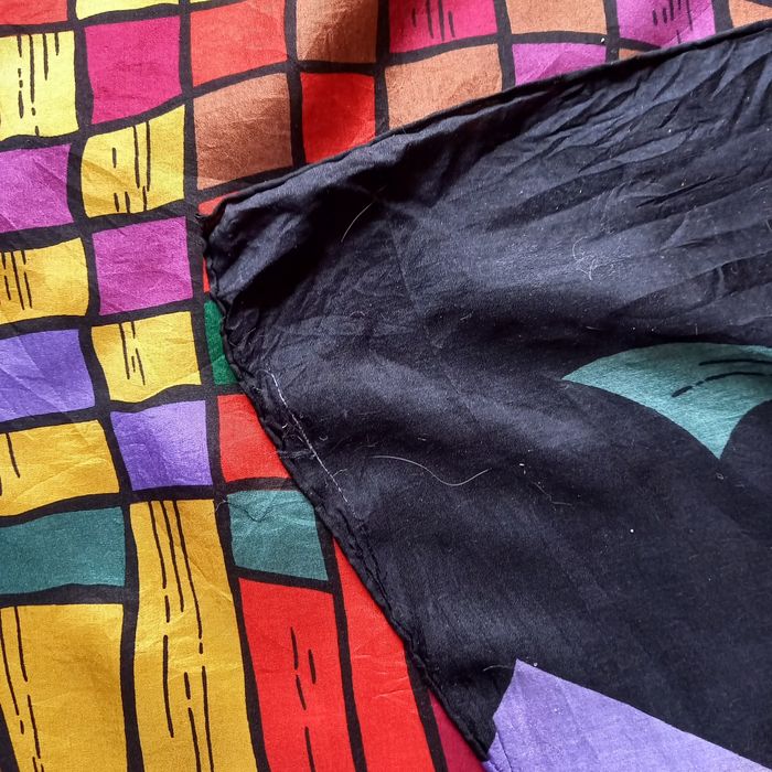 Apaszka, jedwab, Ashley Brook, vintage.