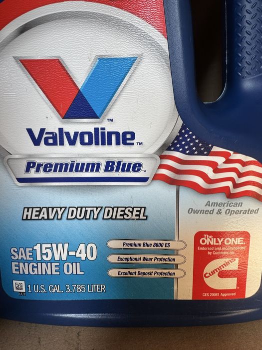 Олива моторна Valvoline Premium Blue 15W-40 API CK-4