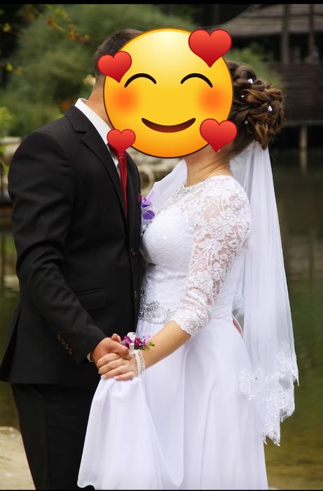 Свадебное платье В ИДЕАЛЕ в камнях с рукавом 46 48