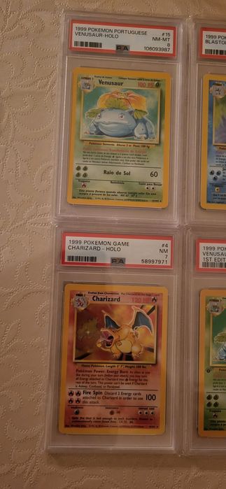 Graded Slabs PSA 9 Blastoise e Venusaur Holo Base Set64751430303107121