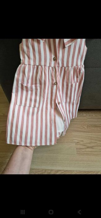 Vestido listado 12-18 meses