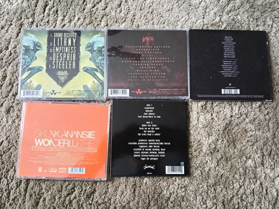 Płyty CD-  zestaw - Slayer,  Motörhead , Amy Macdonald.