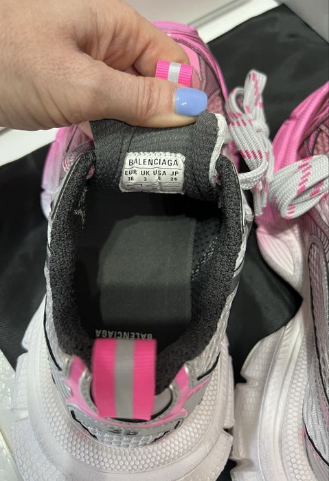 Кроссовки Balenciaga 3XL Grey/Pink Баленсиага Люкс