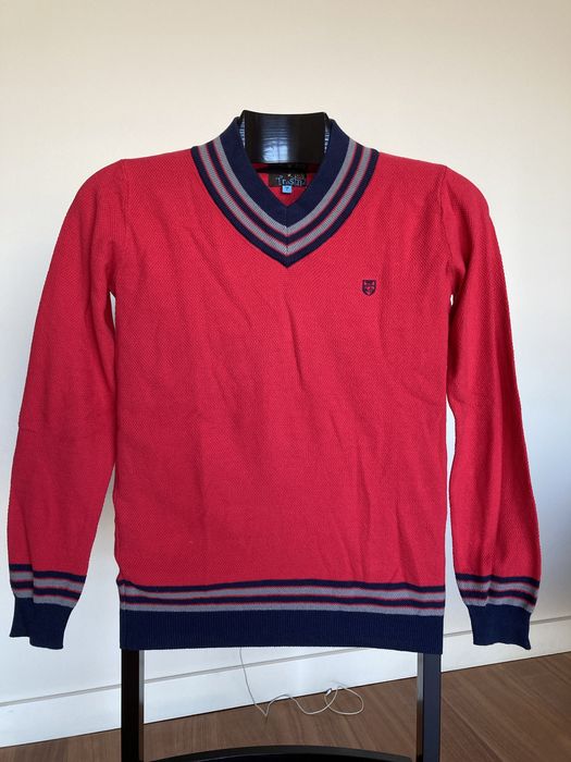 Camisola Trazluz de gola em V, para 16 anos