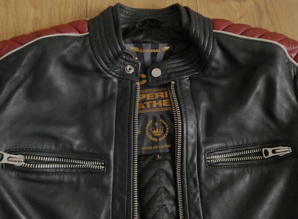 Kurtka skórzana męska JACK1T skóra PILOTKA racer  L