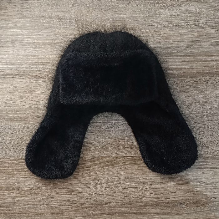 ангоровая шапка ушанка