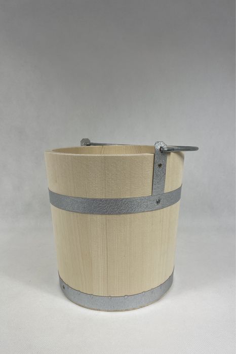 Wiadro Wiaderko Drewniane 9L Ręcznie robione!