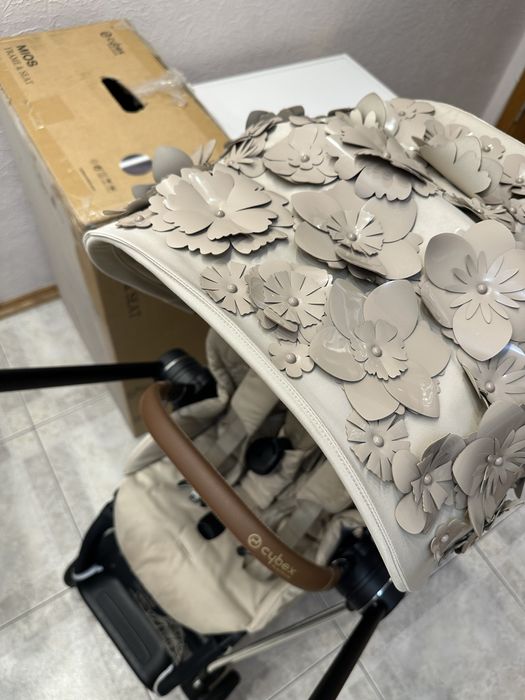 Cybex Mios Simply Flowers Beige Візочок Коляска